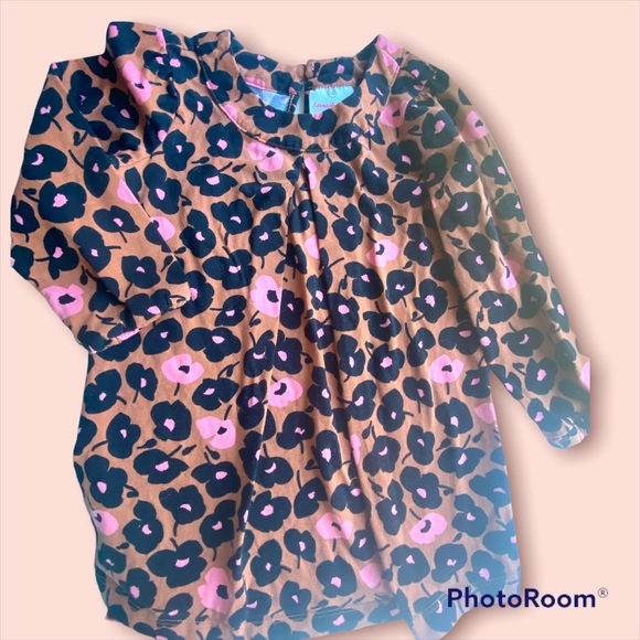 Hannah Andersson floral kids dress 100 - Picture 5 of 5